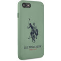 U.S. Polo silikonový kryt Big Horse pro iPhone 8/SE2, zelená_1648807041