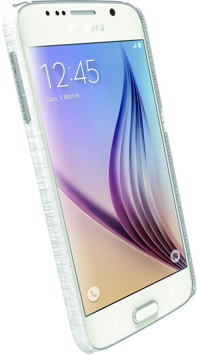 Krusell zadní kryt BODEN pro Samsung Galaxy S6, transparentní bílá_2099876150