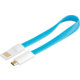 PremiumCord USB, A-B micro, magnetický, modrá - 0,2 m