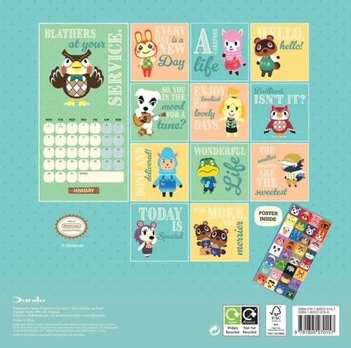 Kalendář 2024 Animal Crossing, nástěnný_300781060