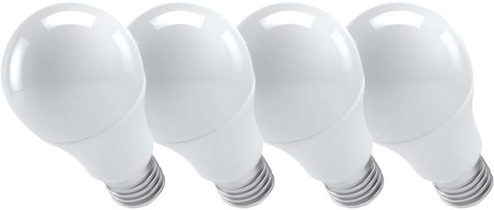 Emos LED žárovka Classic A60 10W E27, neutrální bílá - 4ks