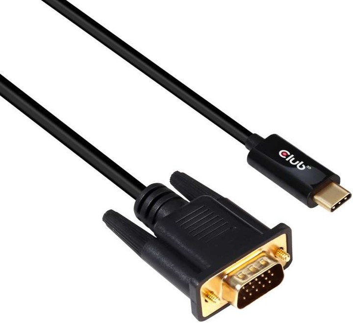 Club3D kabel USB Typ C na VGA (M/M), 5m_224812260