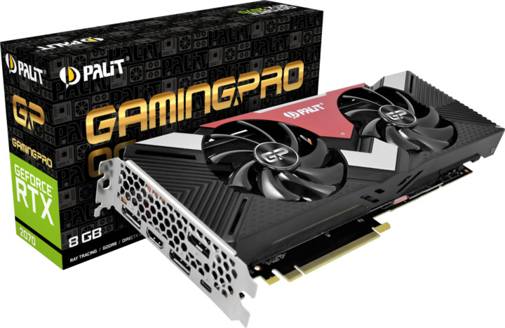 PALiT GeForce RTX 2070 GamingPro OC 8 GB, 8GB GDDR6_1012625521
