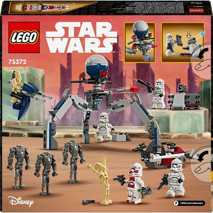 LEGO® Star Wars™ 75372 Bitevní balíček klonového vojáka a bitevního droida_950370422