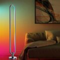 Solight LED smart stojací lampa Rainbow, oválná, wifi, RGB, CCT, 105cm_211616309