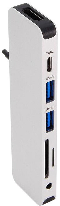 HYPER solo USB-C Hub pro MacBook &amp; ostatní USB-C zařízení, stříbrný_1741305608
