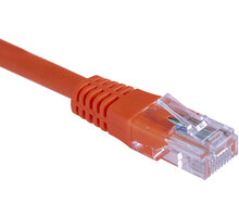 Masterlan patch kabel UTP, Cat5e, 0,25m, oranžová_397501380
