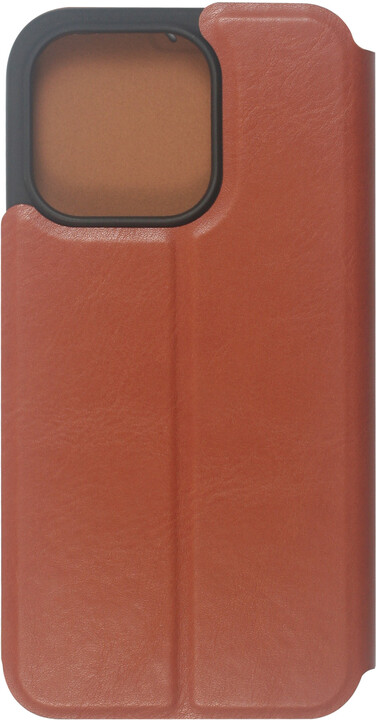 RhinoTech flipové pouzdro Eco Case pro Apple iPhone 14 Plus, hnědá_434377013
