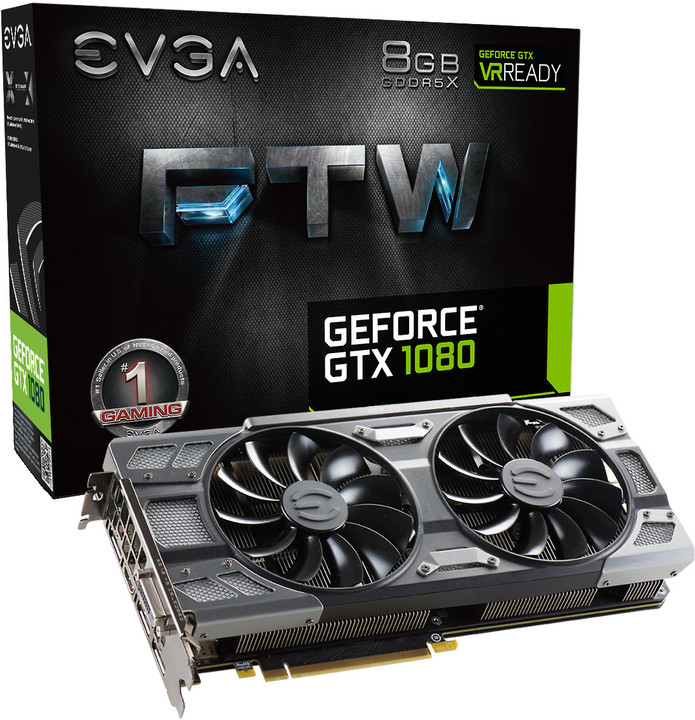 EVGA GeForce GTX 1080 FTW GAMING ACX 3.0, 8GB GDDR5X_2069299621