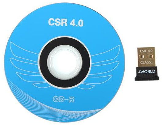 4World USB MICRO Adaptér Bluetooth, v.4.0, Class 1_526788529