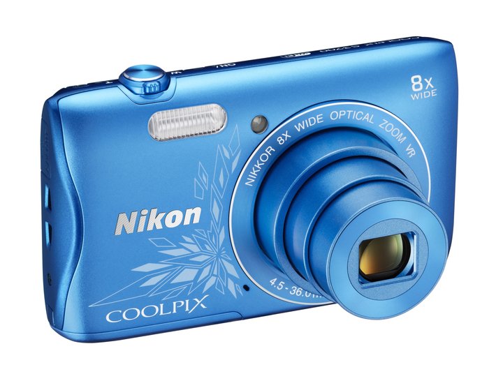 Nikon Coolpix S3700, modrá lineart_360504417
