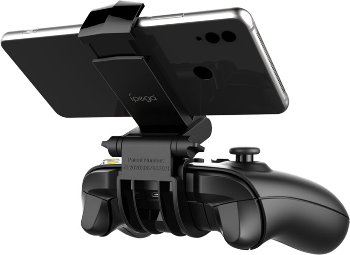 iPega XBS005 vysunovací držák smartphonu pro ovladač Xbox Series X, černá_892075020