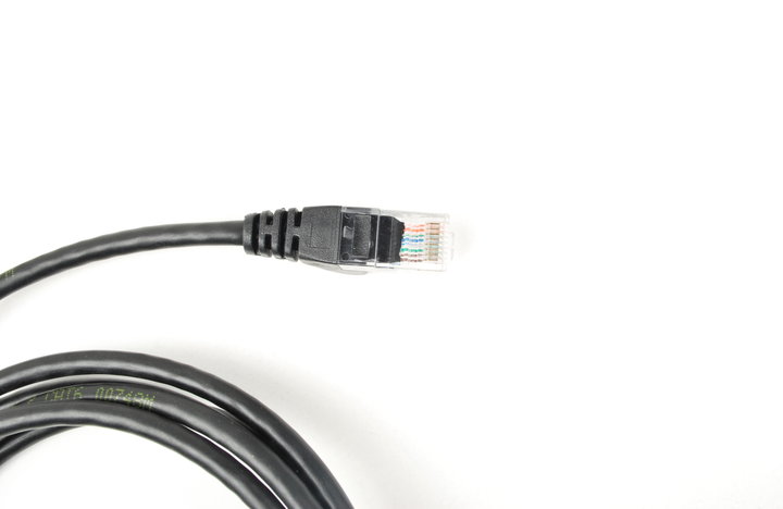 UTP kabel rovný kat.6 (PC-HUB) - 1m, černá_1727225223