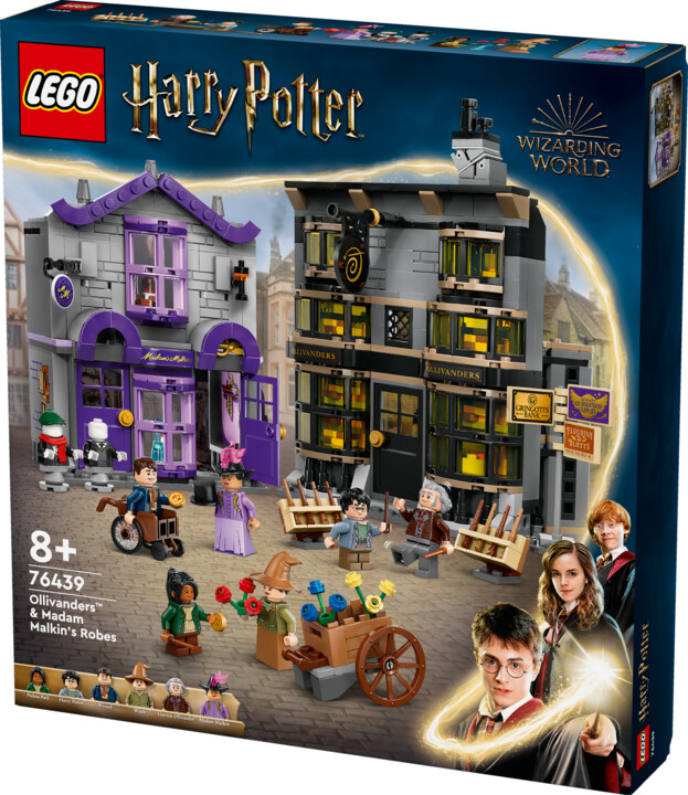 LEGO® Harry Potter™ 76439 Ollivanderův obchod a Obchod madame Malkinové_747414194