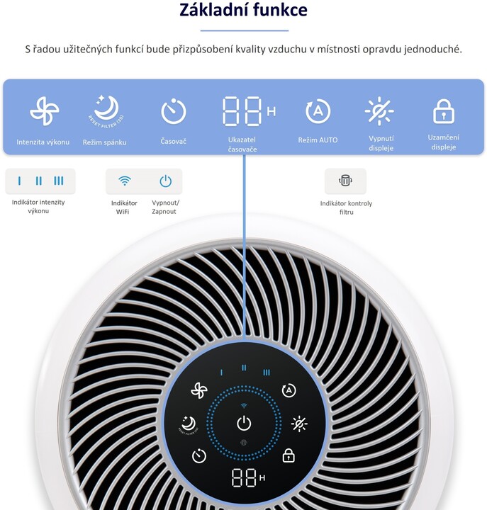 Levoit Core300S, Inteligentní čistička vzduchu_1120840129