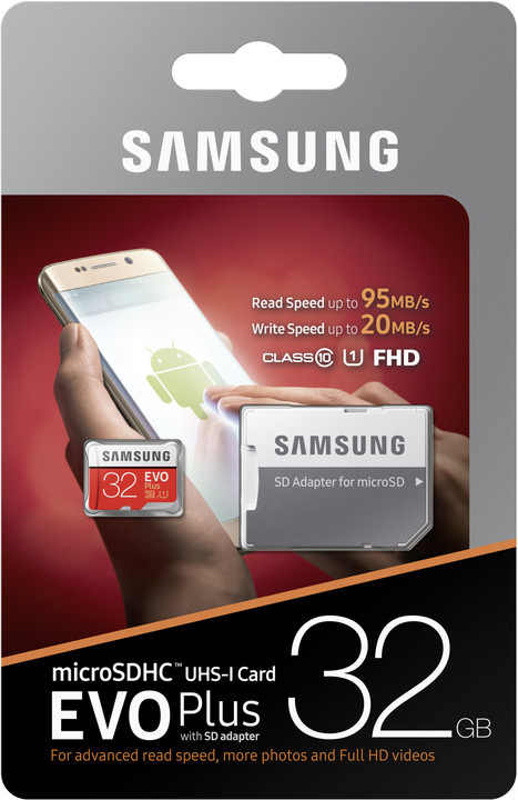 Samsung EVO Plus Micro SDHC 32GB UHS-I + SD adaptér_1990291683