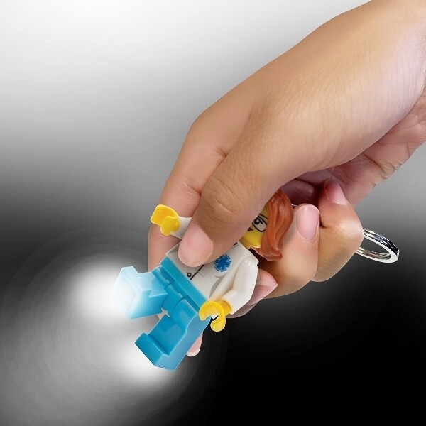 Klíčenka LEGO Iconic Doktorka, svítící figurka_2034603526