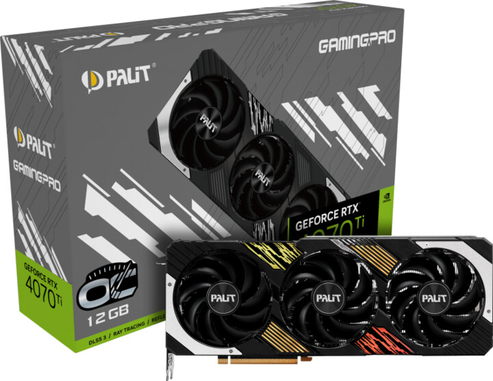 PALiT GeForce RTX 4070 Ti GamingPro OC, 12GB GDDR6X_207240702