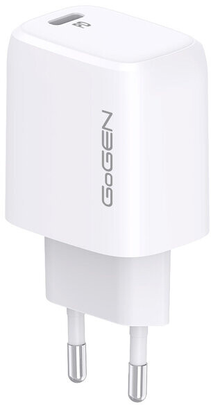 GoGEN síťová nabíječka ACHPD 120, USB-C, 20W, bílá + kabel USB-C, 1m, bílá_960858459