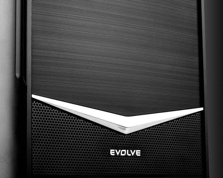 Evolveo F2, černo-stříbrná, bez zdroje_44500076