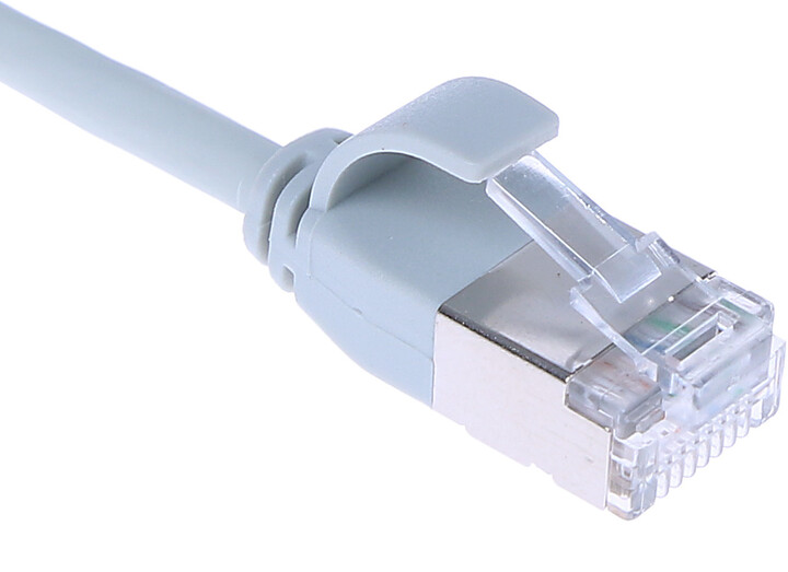 Masterlan COMFORT patch kabel U/FTP, LSZH, Cat6a, 3m, šedá_654579050