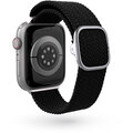 EPICO textilní pletený pásek pro Apple Watch 42/44/45 mm, černá_908018213