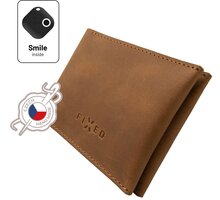 FIXED peněženka Smile Wallet se smart trackerem, kožená, hnědá_1284643479