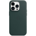 Apple kožený kryt s MagSafe pro iPhone 14 Pro, piniově zelená_991234943