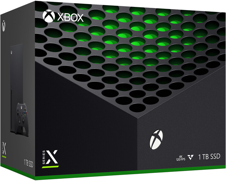 Xbox Series X, 1TB, černá + druhý ovladač_2031056126