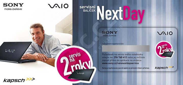Sony VAIO Next Day service balíček na 2 roky_1798100166