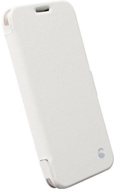 Krusell flipové pouzdro MALMÖ FlipWallet pro Samsung Galaxy S6/S6 edge, bílá_435434999