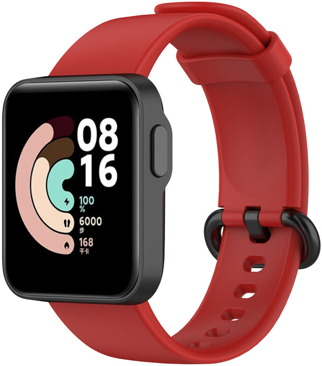 Epico silikonový náramek pro Xiaomi Mi Watch Lite, červená_872634442