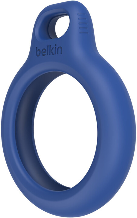 Belkin bezpečné pouzdro na Apple AirTag s kroužkem, modrá_1118039132