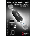 C-TECH čtečka karet, USB-A / USB-C, SD/micro SD_736786873
