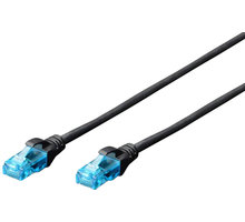 Digitus Ecoline Patch Cable, UTP, CAT 5e, AWG 26/7, černý, 1m_88641266