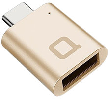 Nonda USB Type-C &gt; USB 3.0 Typ-A Mini adaptér - Gold_326985719