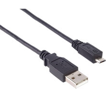 PremiumCord kabel micro USB 2.0, A-B 0,75m kabel navržený pro rychlé nabíjení