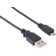 PremiumCord kabel micro USB 2.0, A-B 1,5m kabel se silnými vodiči, navržený pro rychlé nabíjení