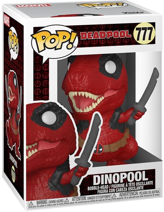Figurka Funko POP! Deadpool - Dinopool_1594512051