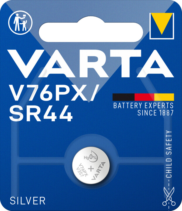 VARTA alkalická baterie V76PX/SR44_339803345