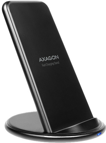 AXAGON WDC-S10D dual coil Wireless Fast Charging Stand, QI 5/7.5/10W, micro USB_1779528735