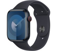 Apple Watch Series 9, Cellular, 45mm, Midnight, Midnight Sport Band - S/M_1448046911