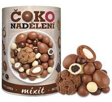 Mixit oříšky Čokoládové nadělení - mix oříšky/čokolády, 450g Poukaz 200 Kč na nákup na Mall.cz