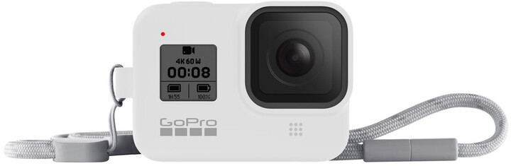 GoPro Sleeve + Lanyard (HERO8 Black) bílý