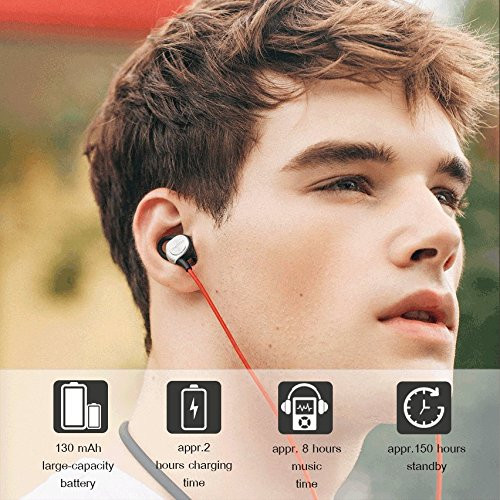 Meizu Bluetooth sluchátka EP52, černá-červená_2041964061