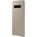 Samsung kožený zadní kryt pro Samsung G973 Galaxy S10, šedá_1010692387