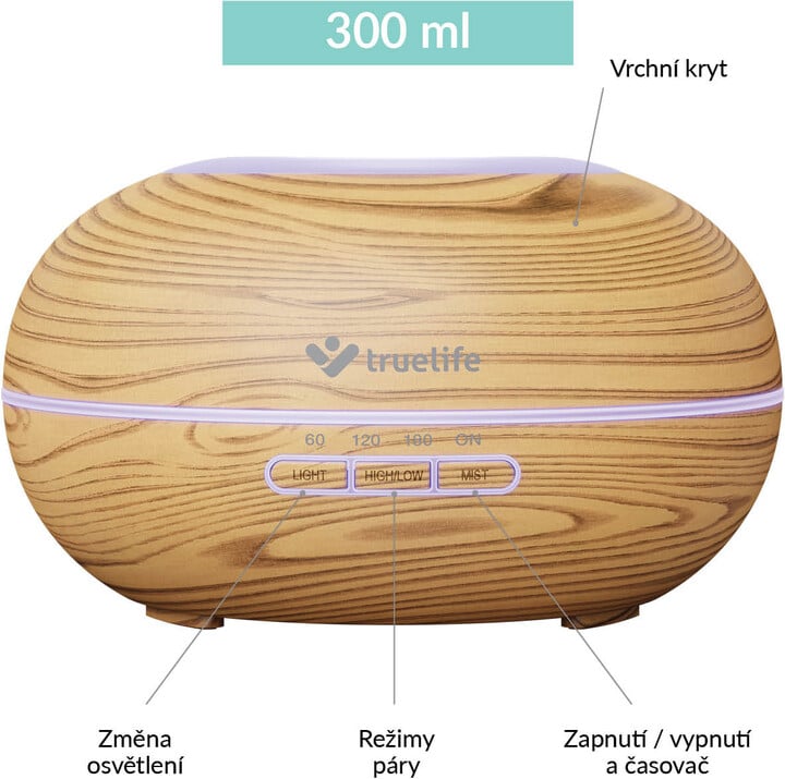 TrueLife AIR Diffuser D5 Light, aroma difuzér a zvlhčovač vzduchu_650722444