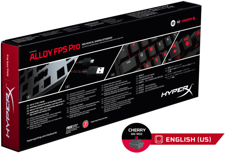 HyperX Alloy FPS Pro, Cherry MX Red, US