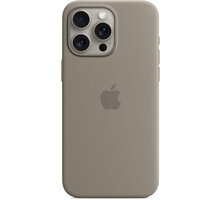 Apple Silikonový kryt s MagSafe pro iPhone 15 Pro Max, jílově šedá_1285701028