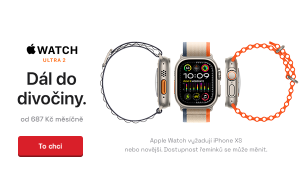 Apple Watch Ultra 2. Dál do divočiny.